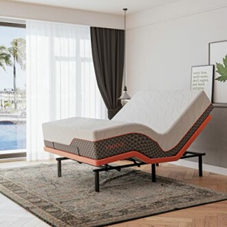 ESHINE Queen Adjustable Bed Frame