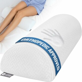 5 STARS UNITED Knee Pillow for Back Sleeping