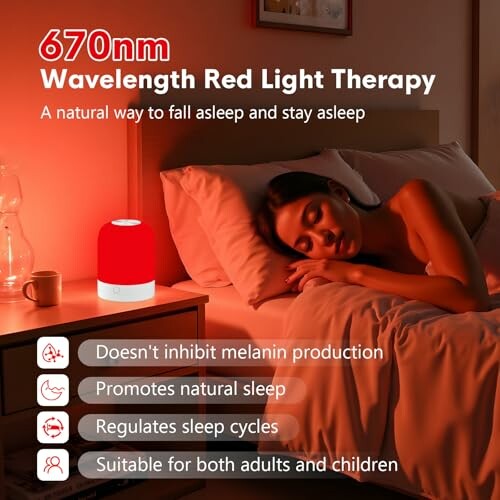 Red Light Therapy Sleep Lamp